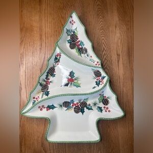 Extra Large Ceramic Christmas Tree Tray